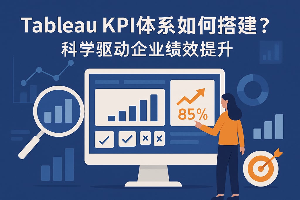 tableau KPI体系如何搭建？科学驱动企业绩效提升